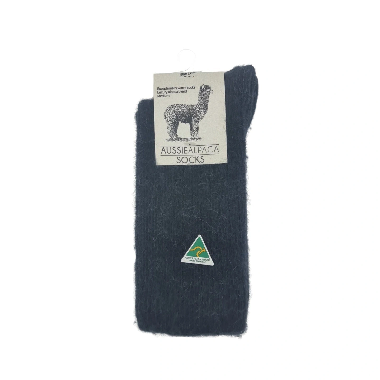 Cozy Aussie Alpaca Socks - Ultra Warm Unisex Comfort (Large)
